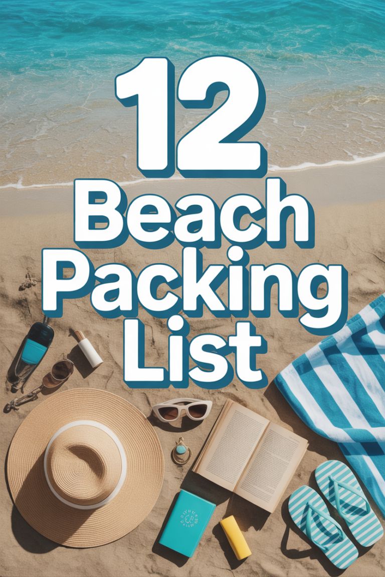 ☀️ 12 Beach Packing List
