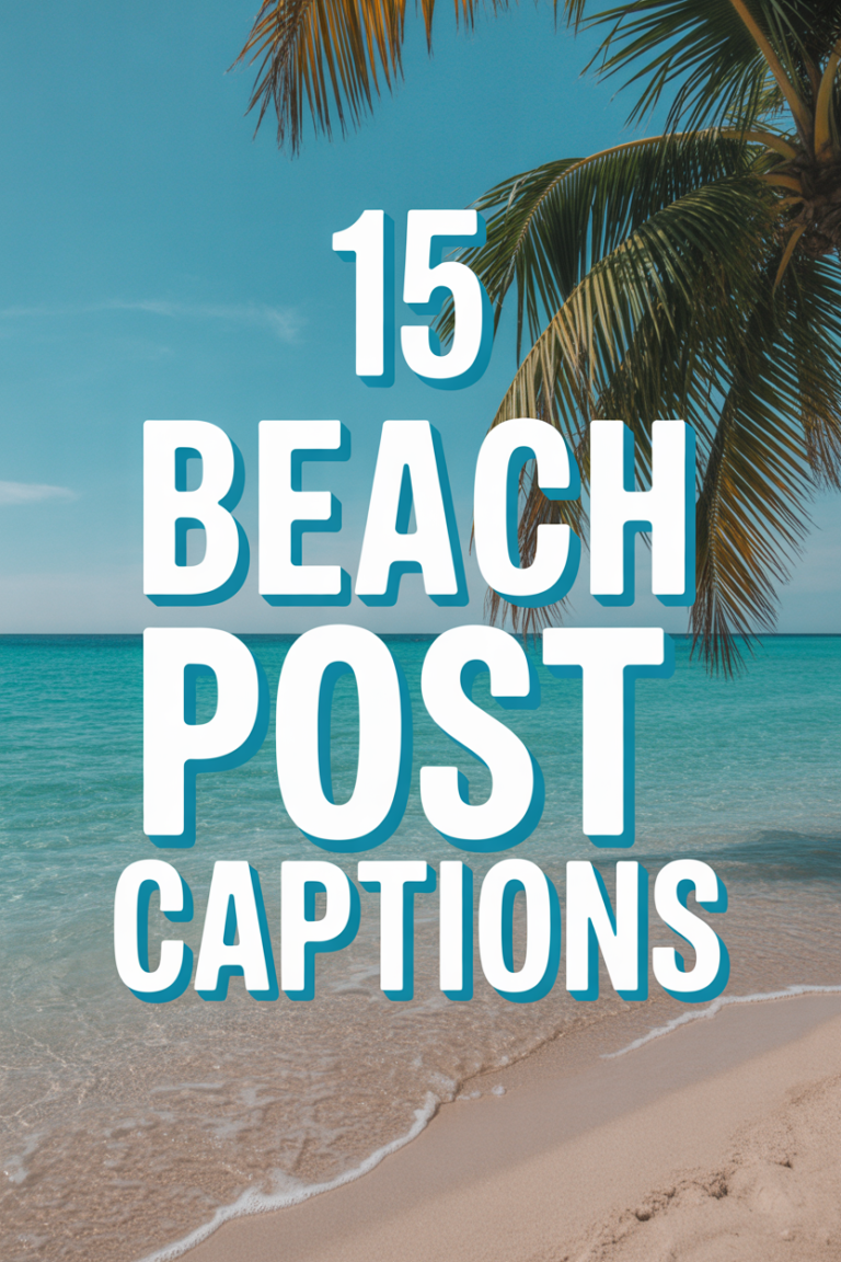 🏖️ 15 Beach Post Captions