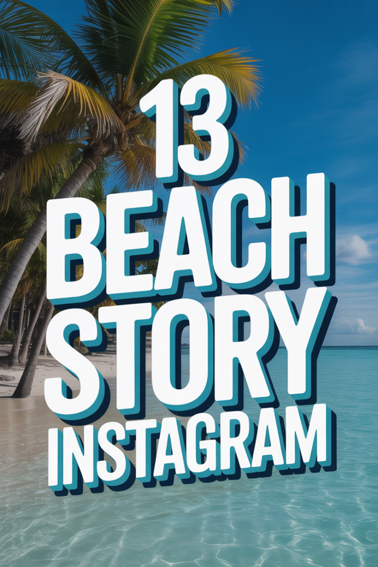 🏖️ 13 Beach Story Instagram