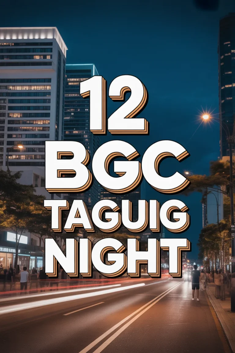 🍺 12 Bgc Taguig Night