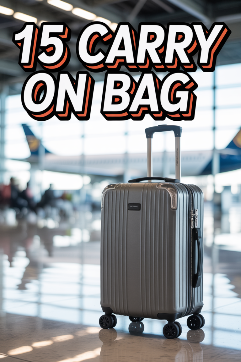 ✈️ 15 Carry On Bag