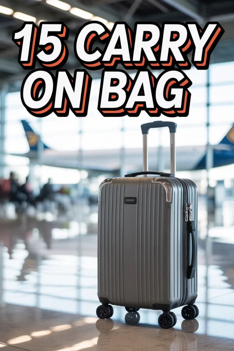 ✈️ 15 Carry On Bag