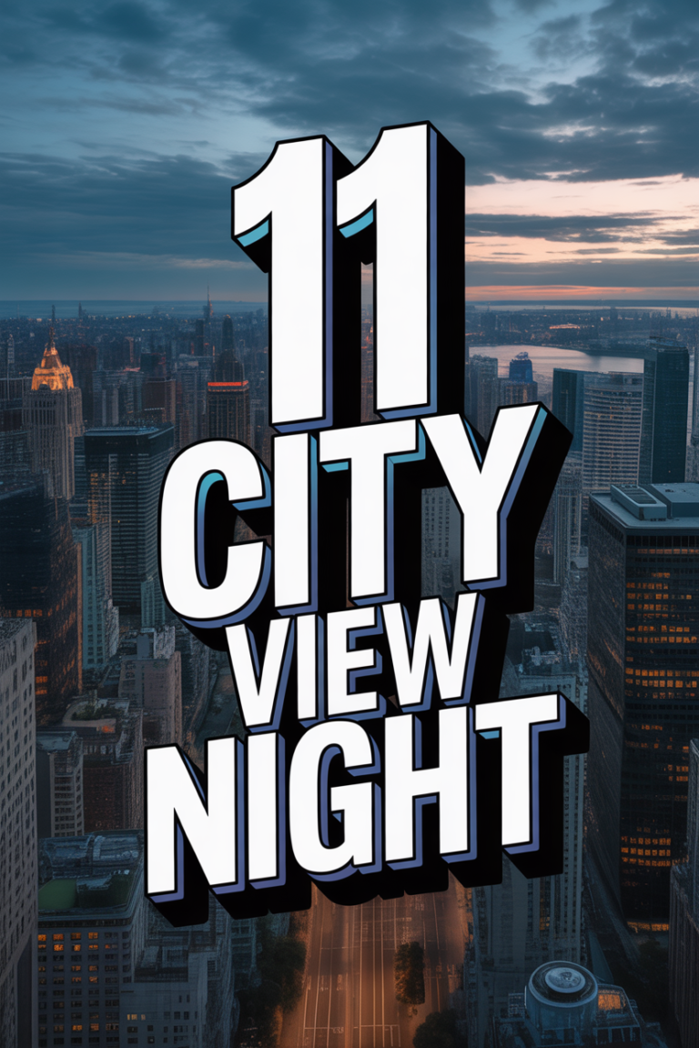 🌃 11 City View Night