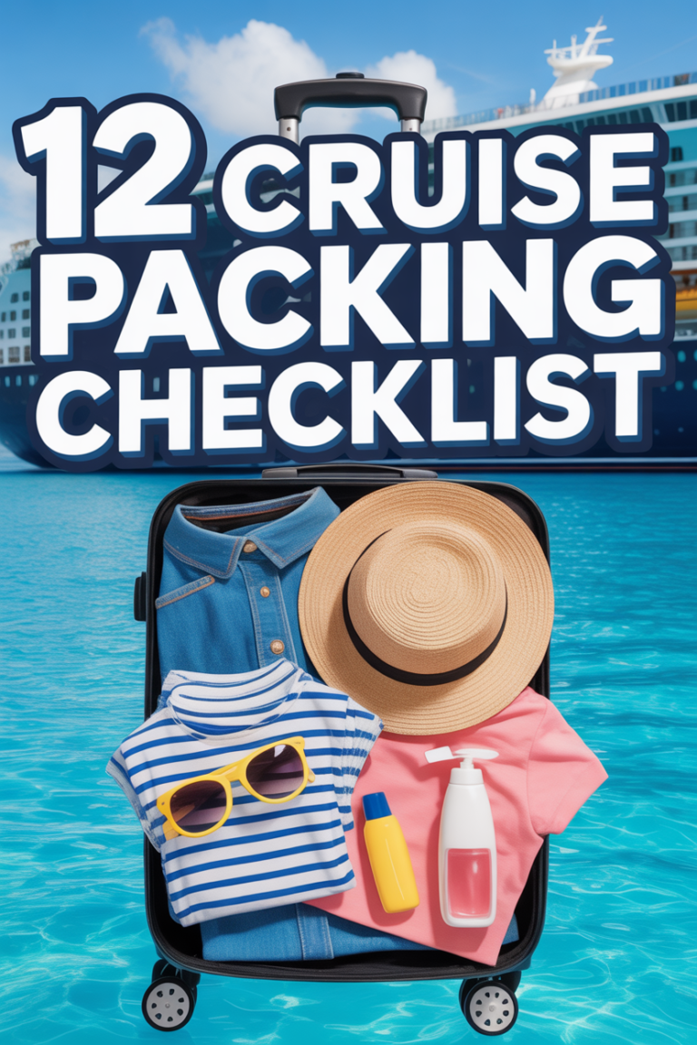 🚢 12 Cruise Packing Checklist