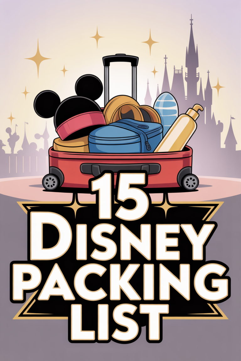 🏰 15 Disney Packing List