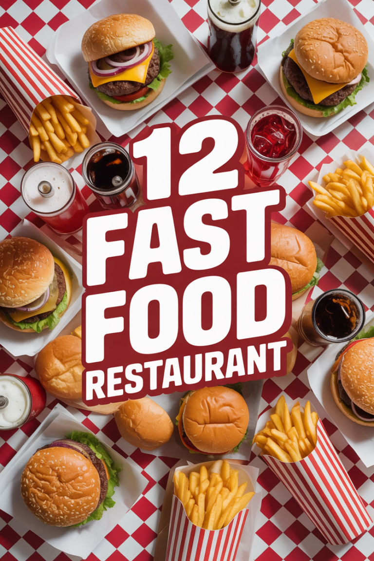 🍔 12 Fast Food Restaurant
