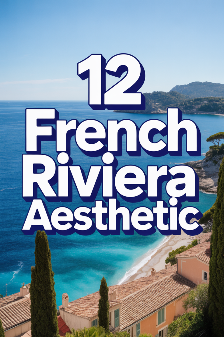 ☀️ 12 French Riviera Aesthetic