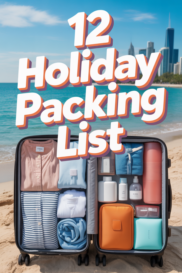 ✈️ 12 Holiday Packing List
