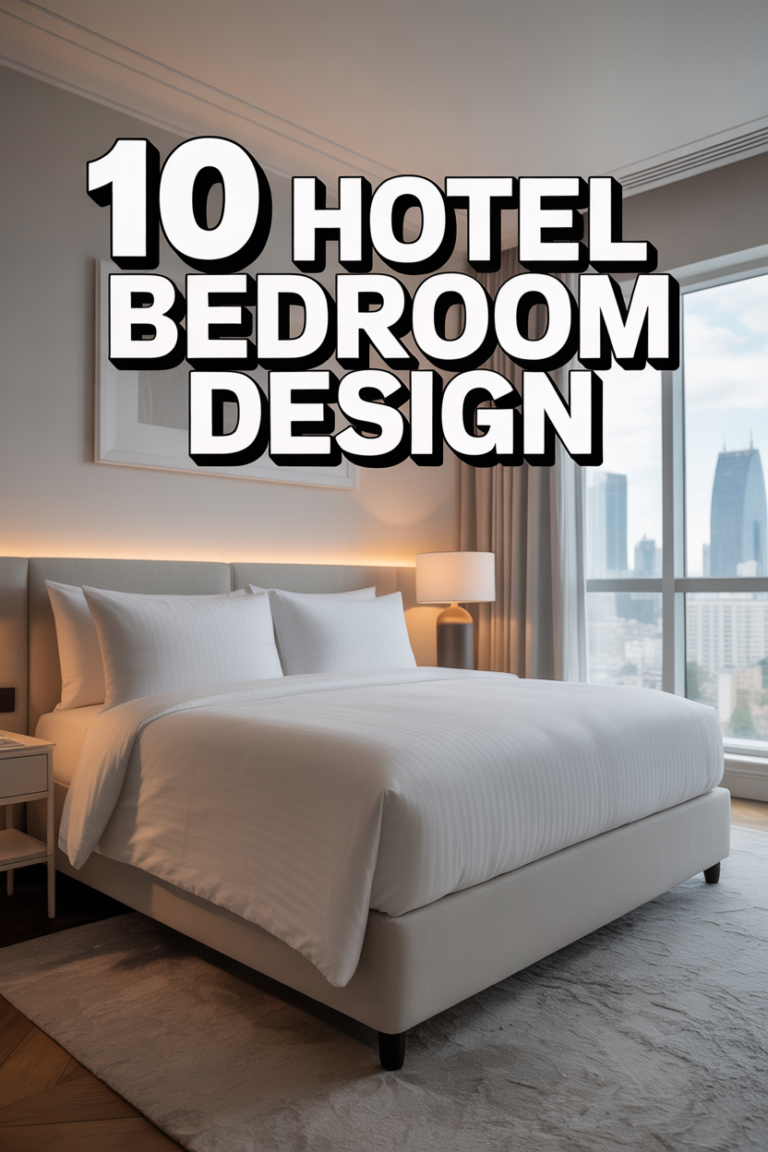 🛏️ 10 Hotel Bedroom Design