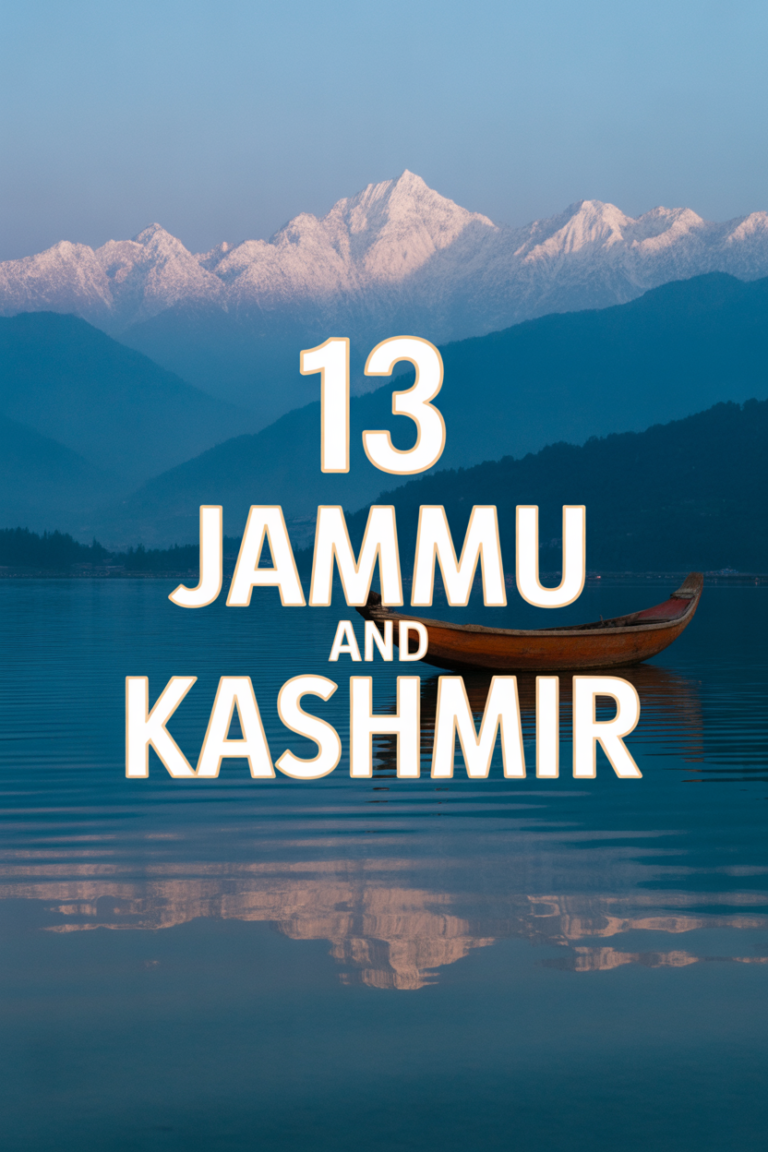 ⛰️ 13 Jammu And Kashmir