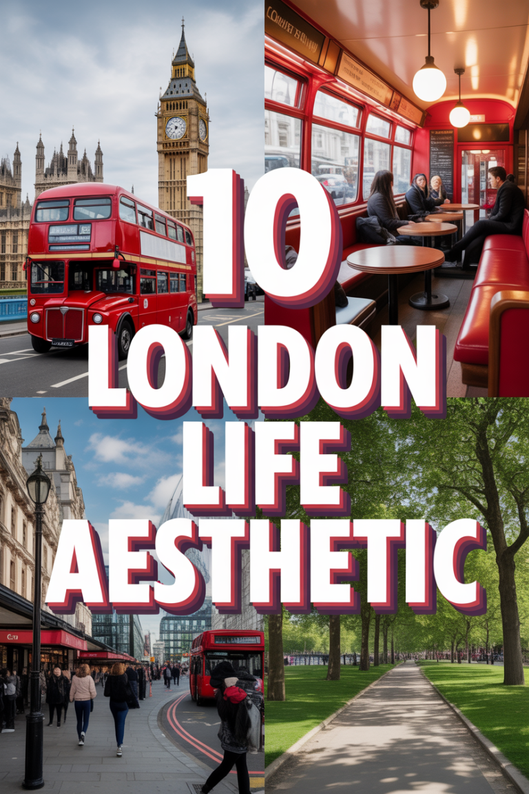 🇬🇧 10 London Life Aesthetic