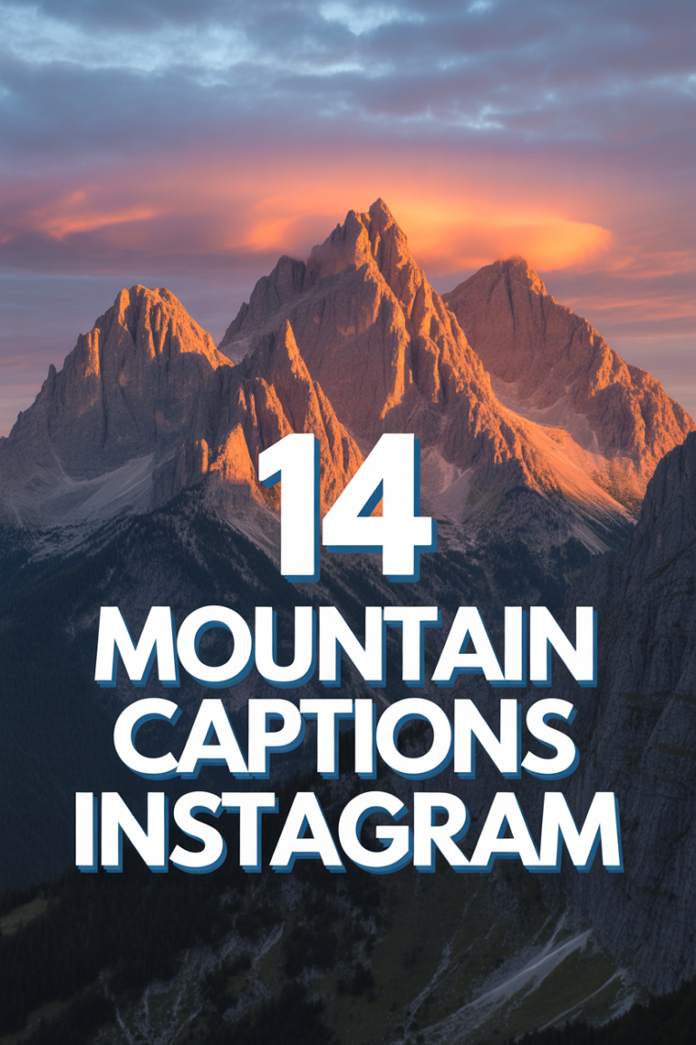 ⛰️ 14 Mountain Captions Instagram
