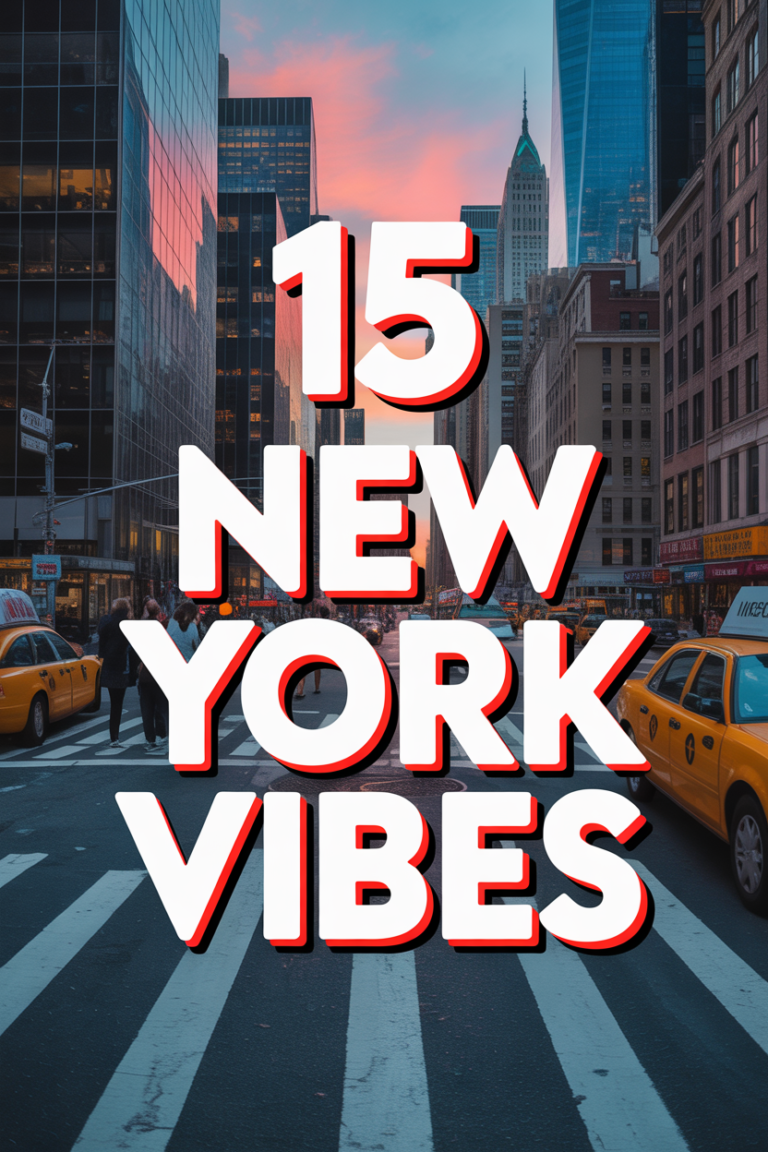 🍎 15 New York Vibes