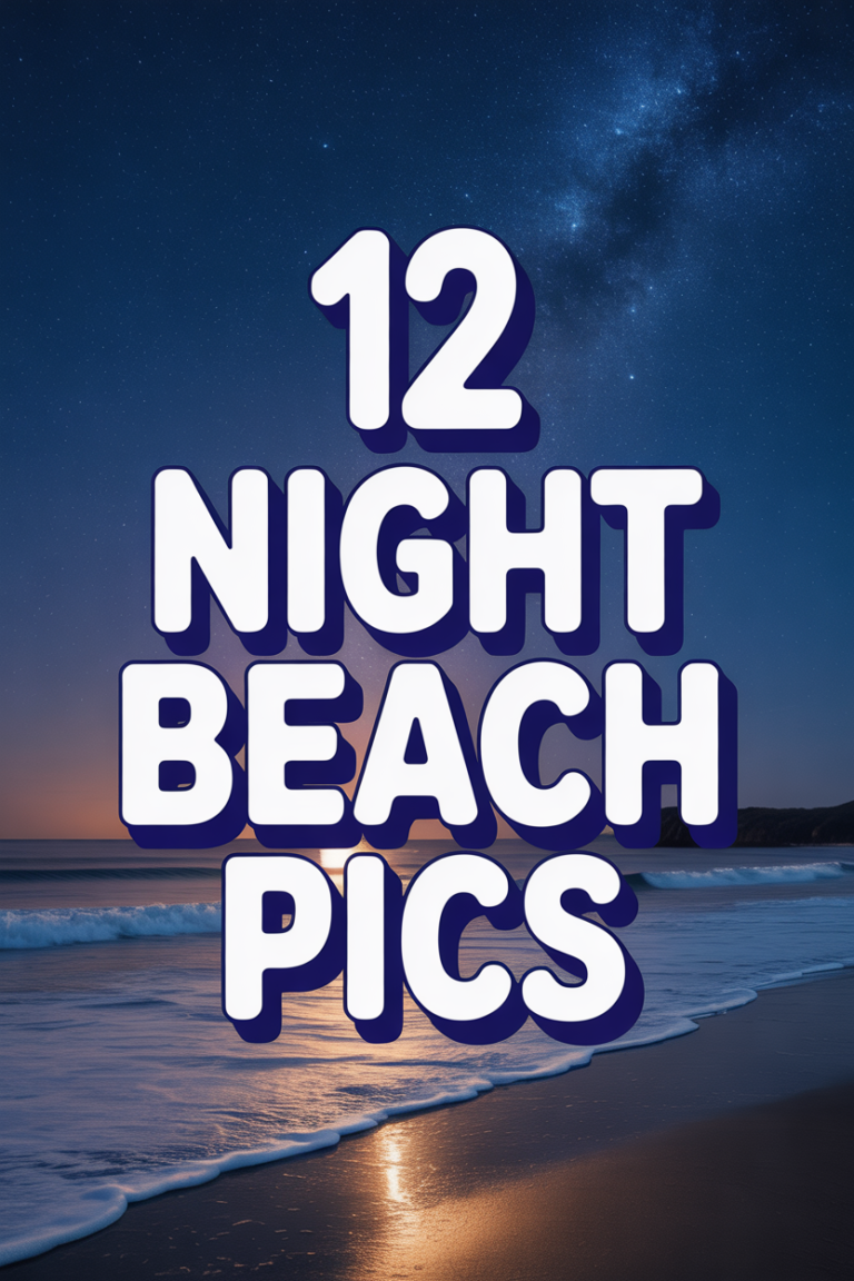 🌙 12 Night Beach Pics