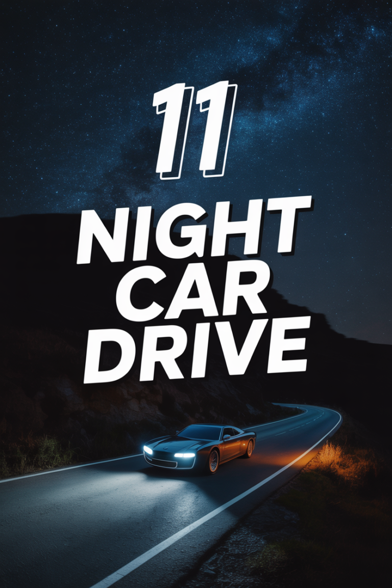 🌌 11 Night Car Drive