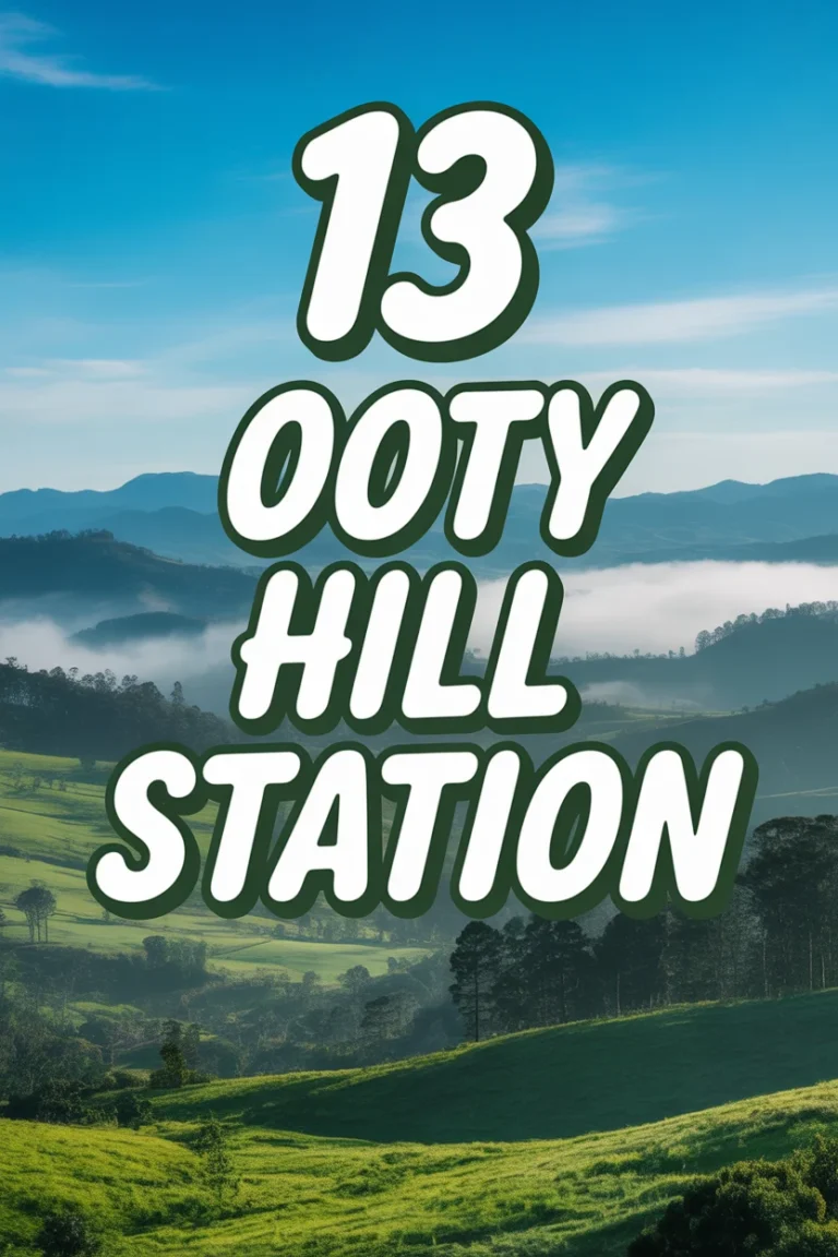⛰️ 13 Ooty Hill Station