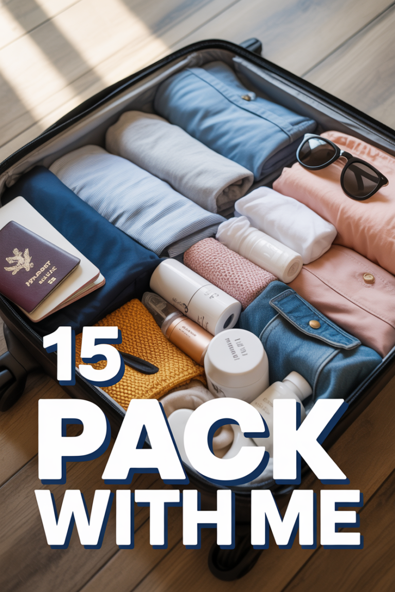 🧳 15 Pack With Me