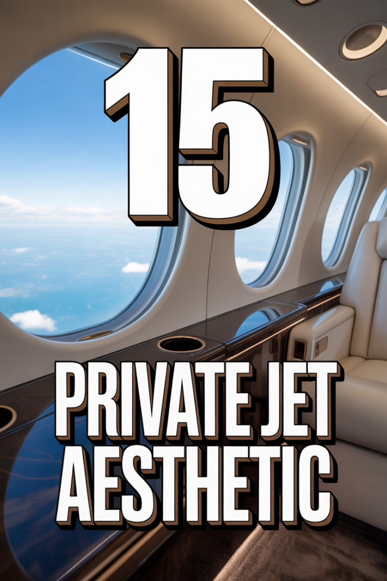 ✈️ 15 Private Jet Aesthetic