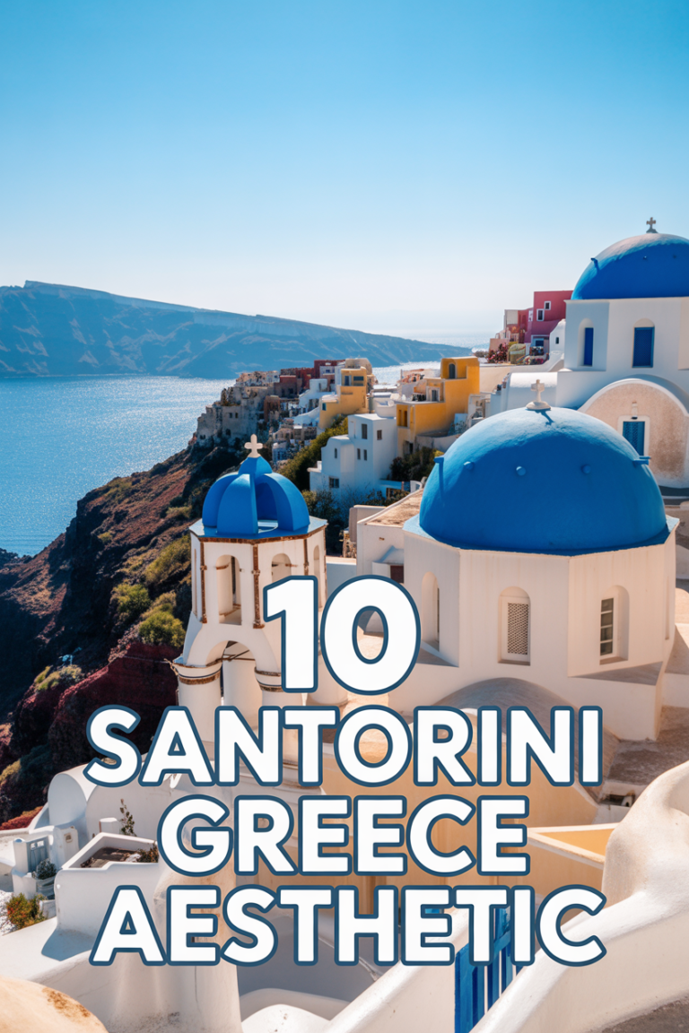 💙 10 Santorini Greece Aesthetic