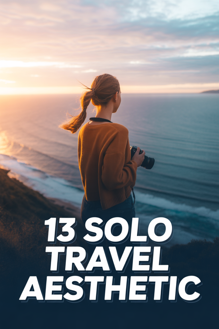 📸 13 Solo Travel Aesthetic