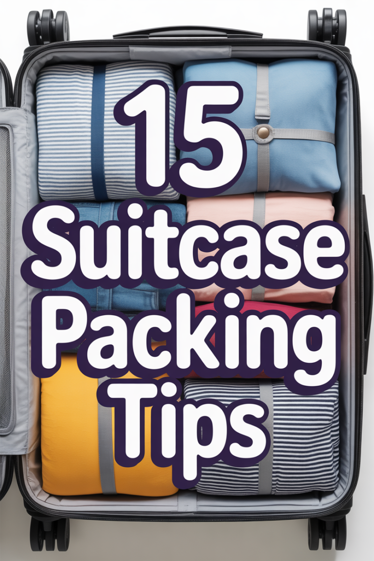 🧳 15 Suitcase Packing Tips