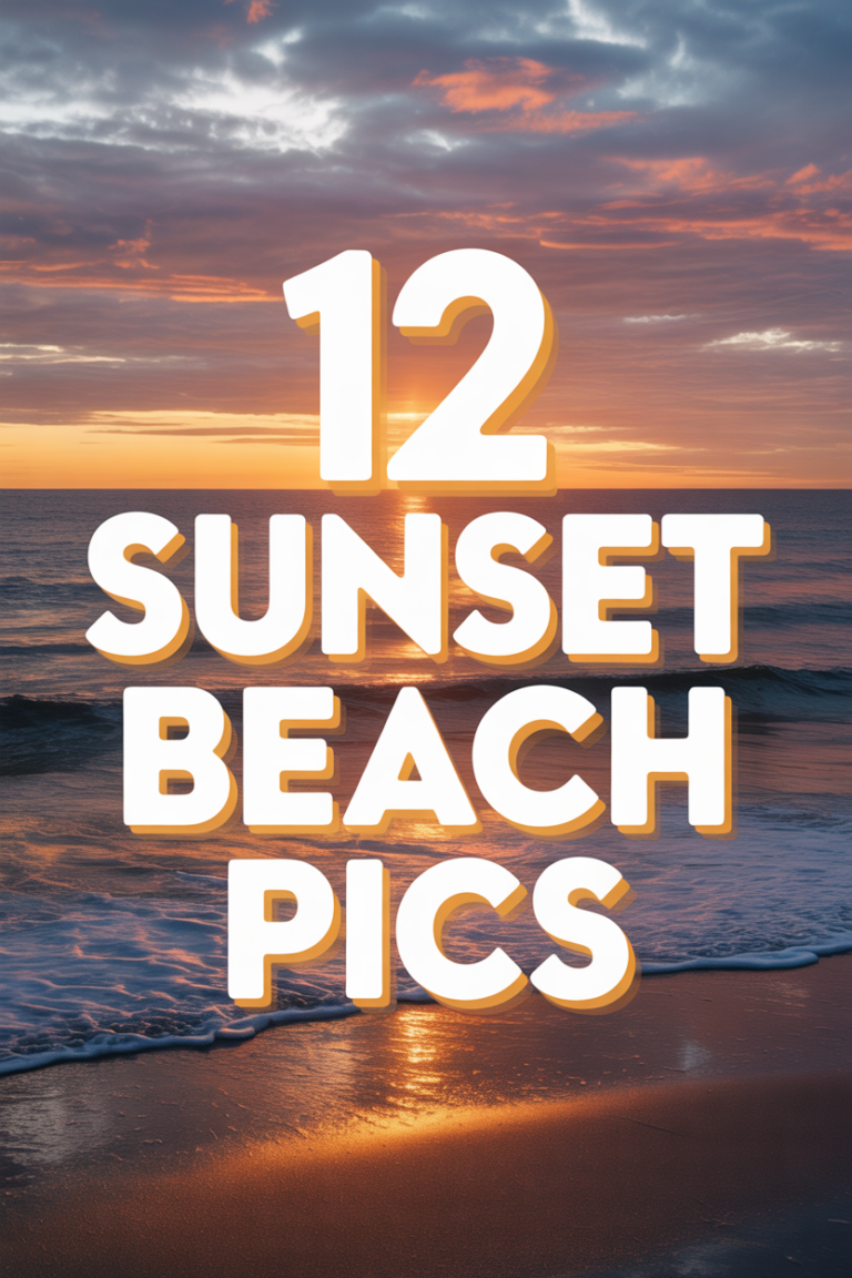 🌅 12 Sunset Beach Pics