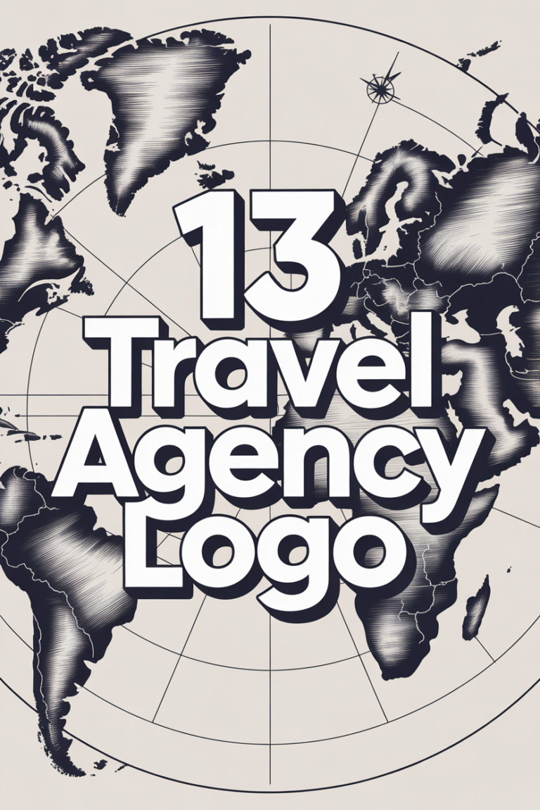 ✈️ 13 Travel Agency Logo