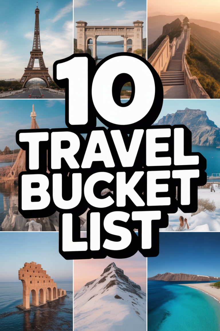 ✈️ 10 Travel Bucket List