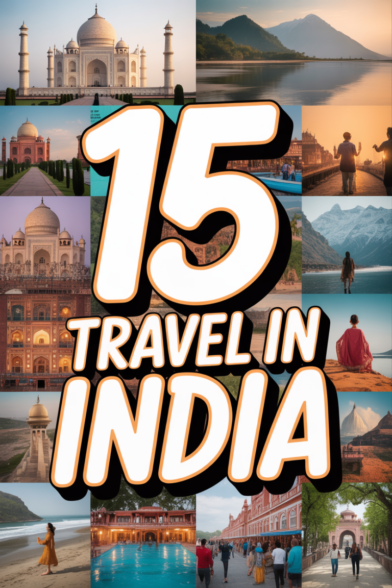 ✈️ 15 Travel In India