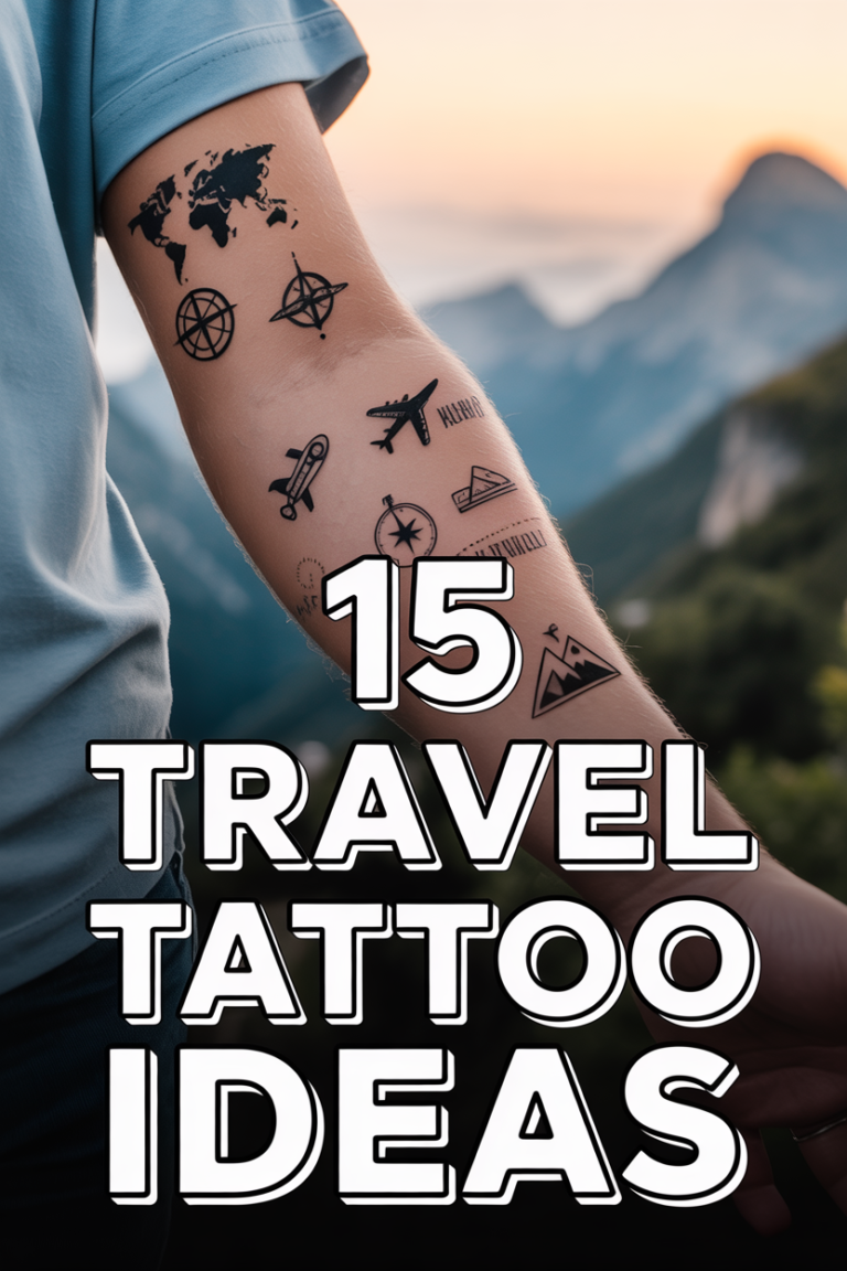 ✈️ 15 Travel Tattoo Ideas