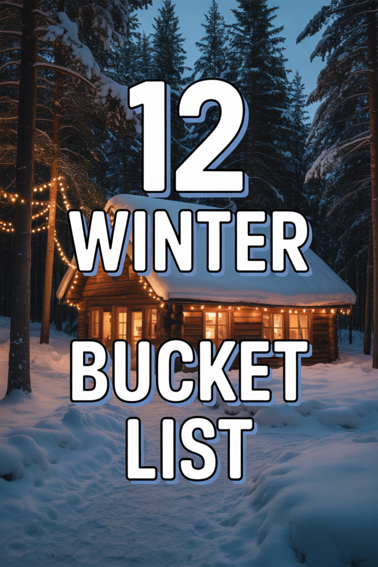 ❄️ 12 Winter Bucket List