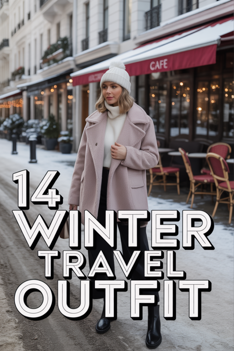 ☃️ 14 Winter Travel Outfit