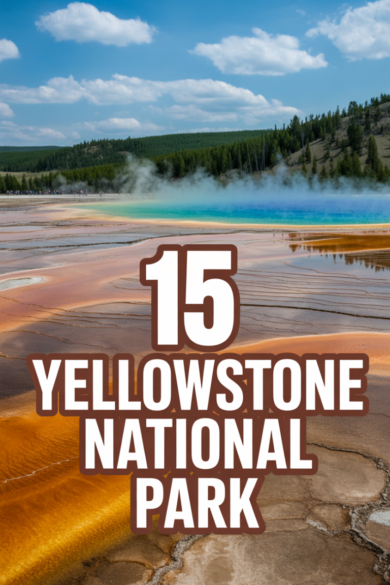🏞️ 15 Yellowstone National Park
