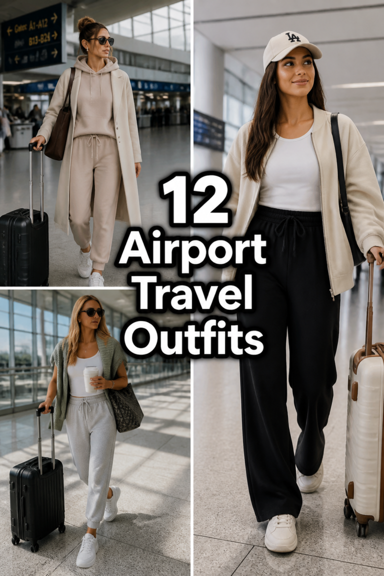 ✈️ 12 Airport Travel Outfits