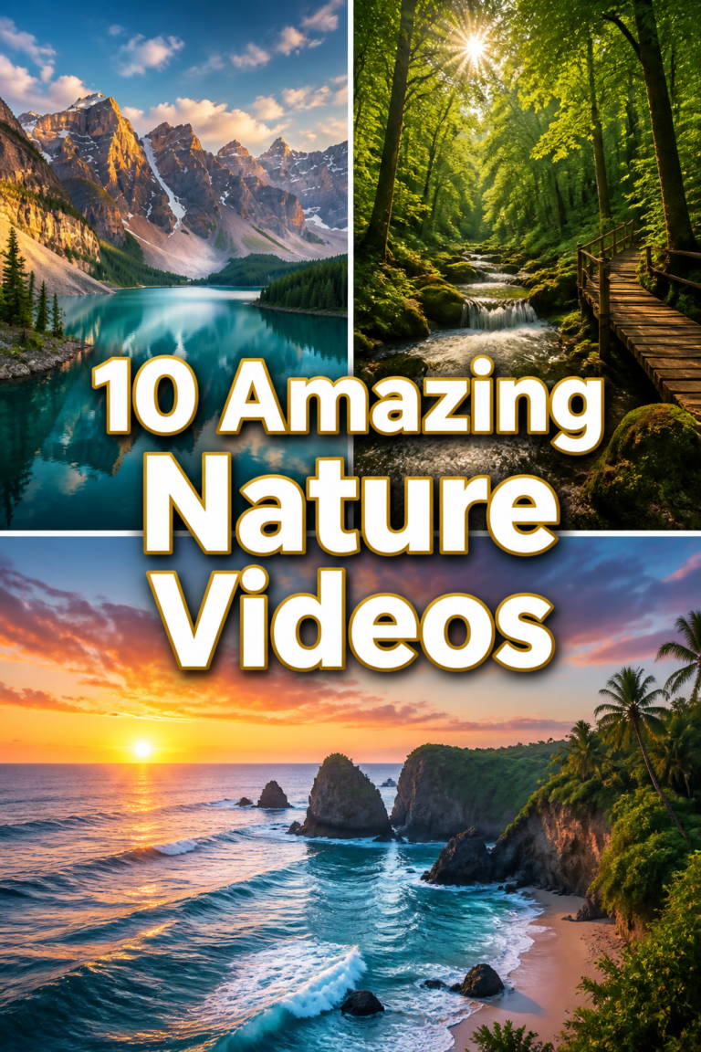 🌳 10 Amazing Nature Videos
