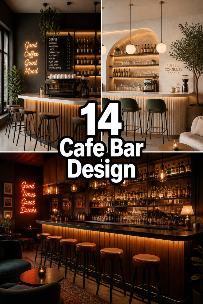 ☕ 14 Cafe Bar Design