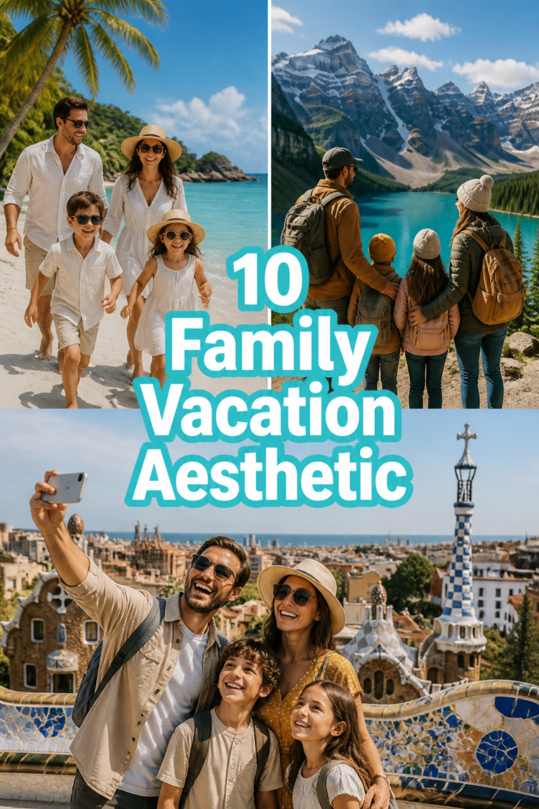 📸 10 Family Vacation Aesthetic