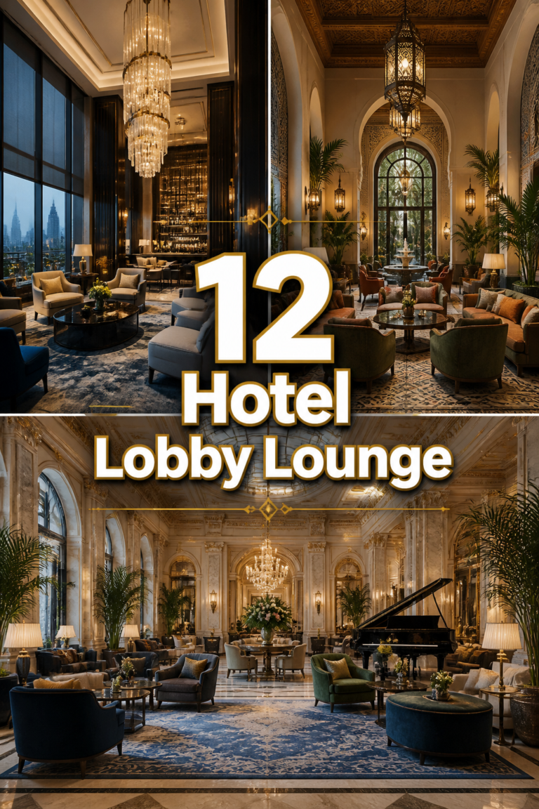 🍸 12 Hotel Lobby Lounge