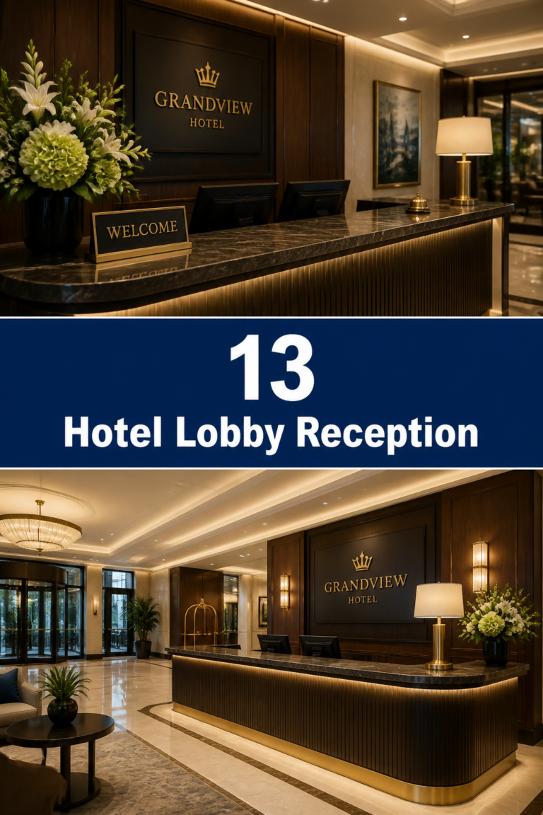 🏨 13 Hotel Lobby Reception