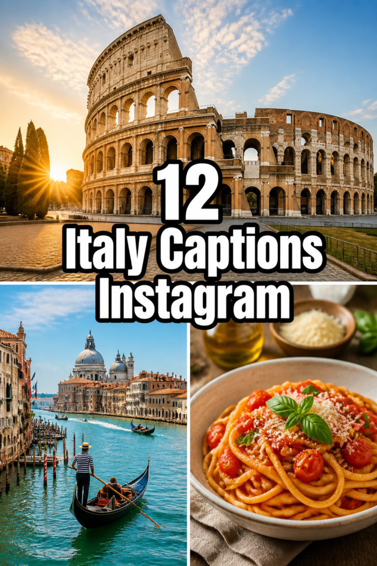 🇮🇹 12 Italy Captions Instagram