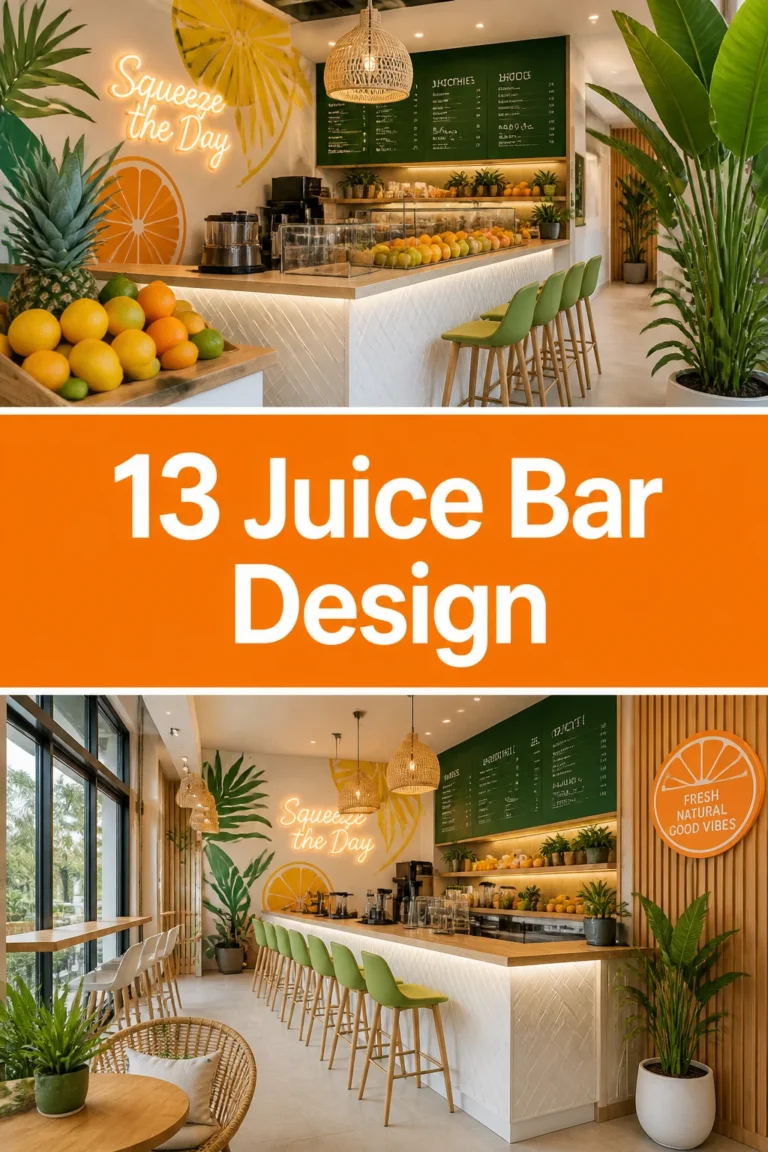 🍊 13 Juice Bar Design