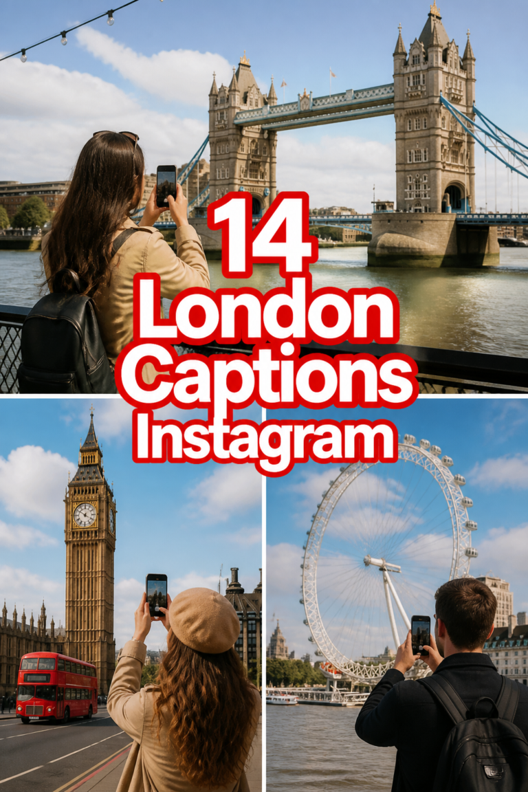 🇬🇧 14 London Captions Instagram