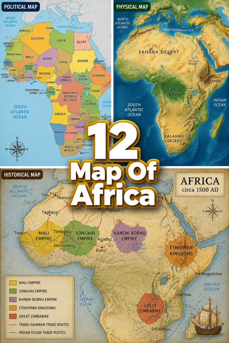 🌍 12 Map Of Africa