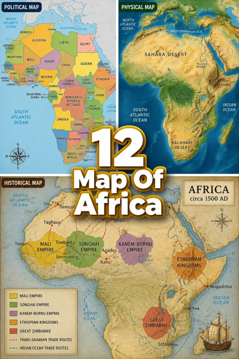 🌍 12 Map Of Africa