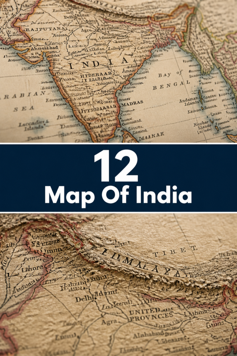 🗺️ 12 Map Of India
