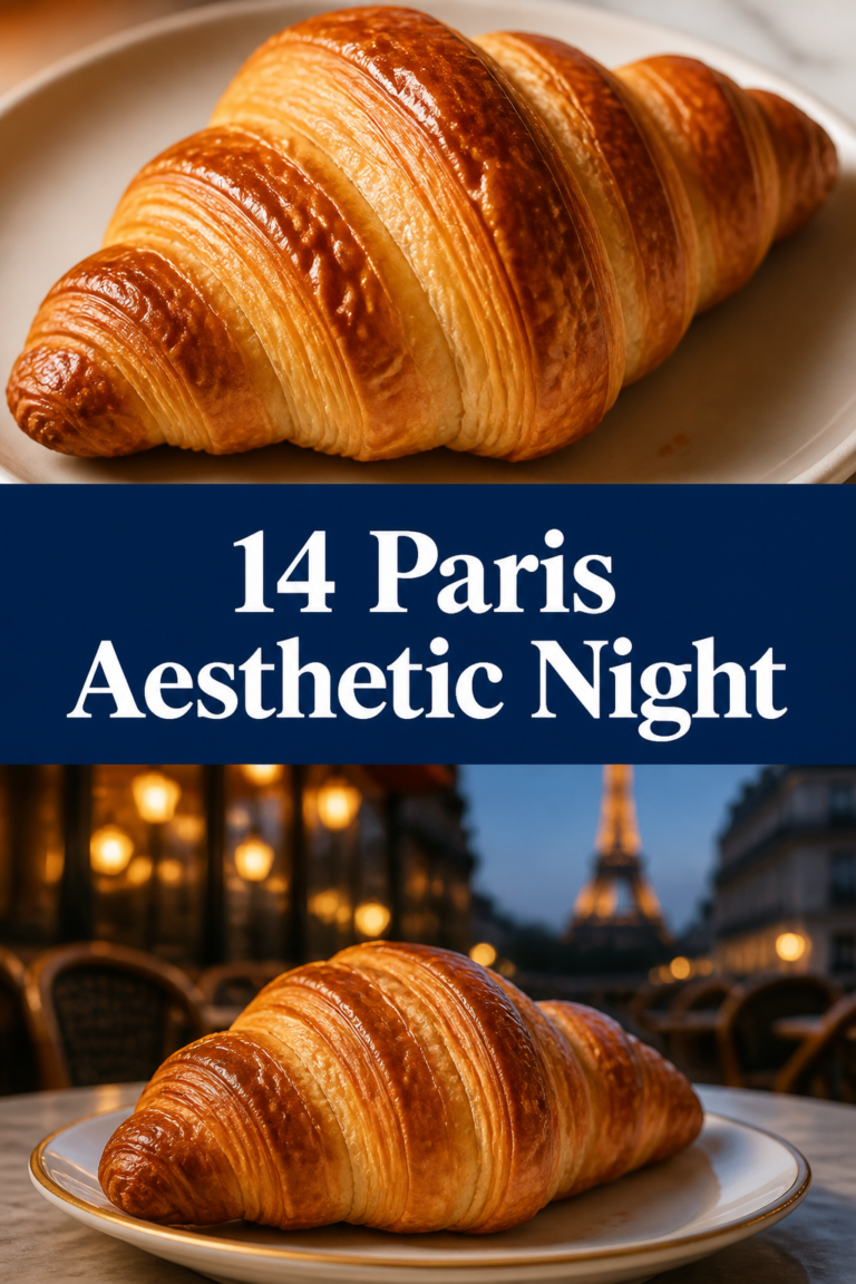 🥐 14 Paris Aesthetic Night