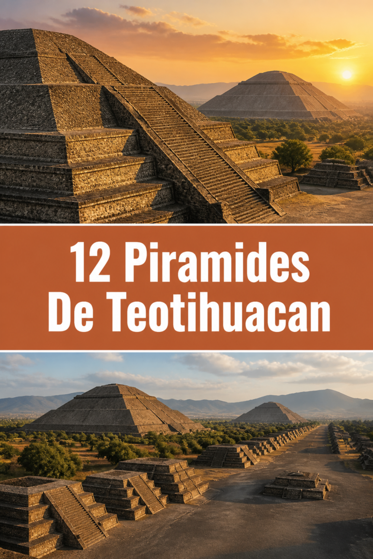 🌞 12 Piramides De Teotihuacan
