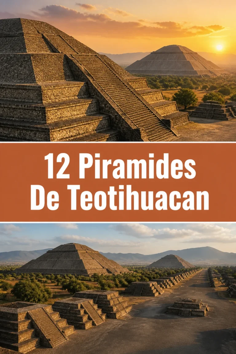 🌞 12 Piramides De Teotihuacan