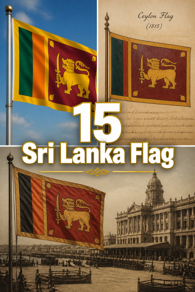 🦁 15 Sri Lanka Flag