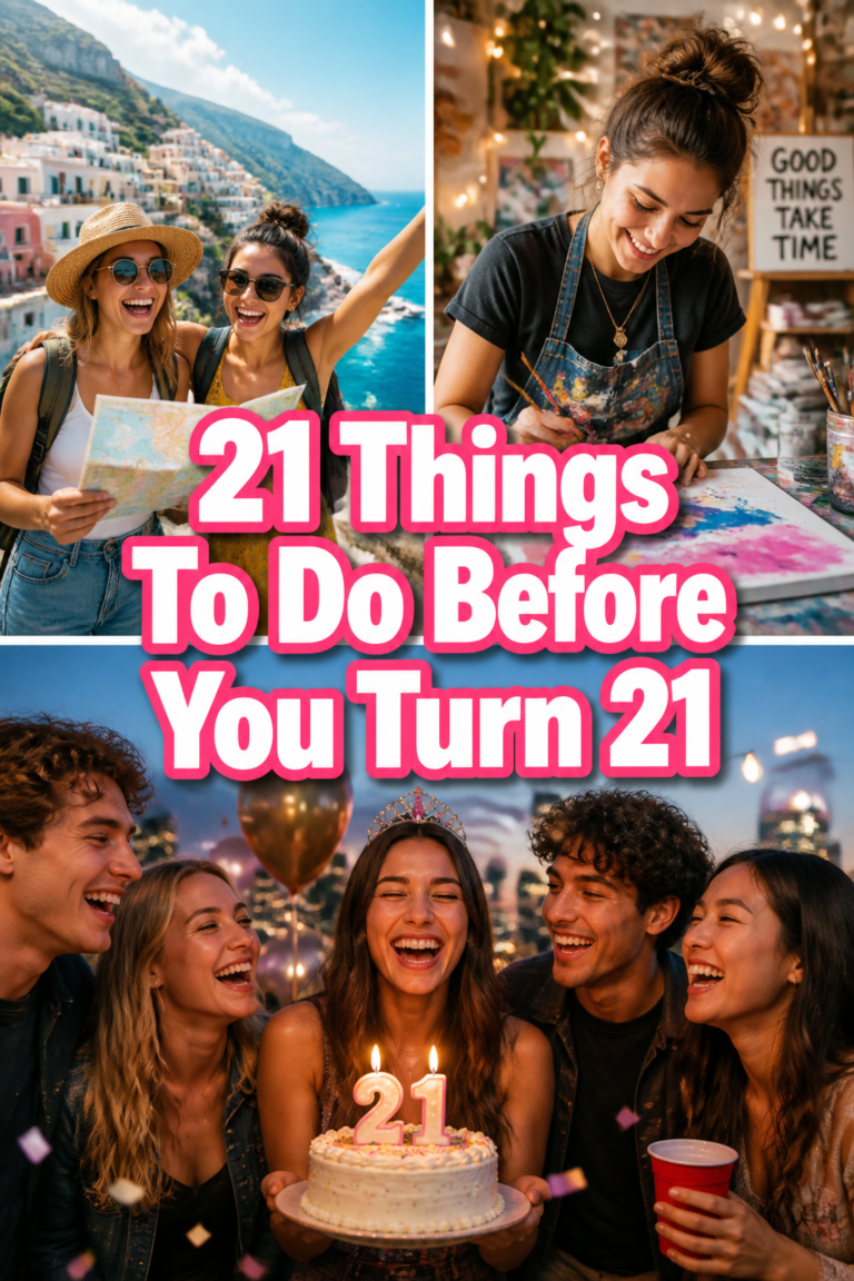 🎂 21 Things To Do Before You Turn 21